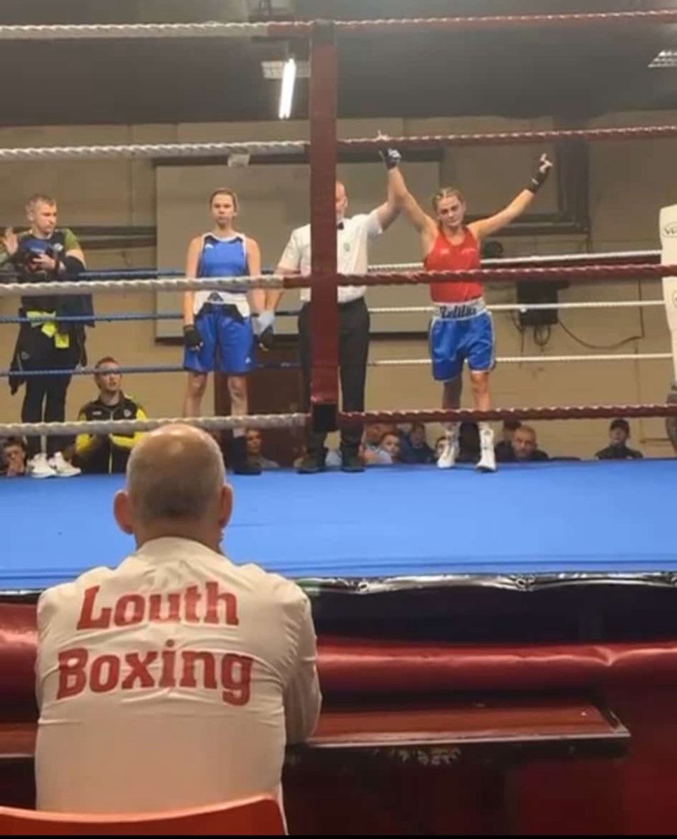 Venture’s Letitia McKee Powers Her Way To Tomorrow’s Final At The Monkstown Box Cup Over In Dublin Today With A 3rd Round Stoppage Over A Tall,Strong,Awkward Opponent .. Good Luck Tomorrow Teisha #TEAMVENTURE 🥊