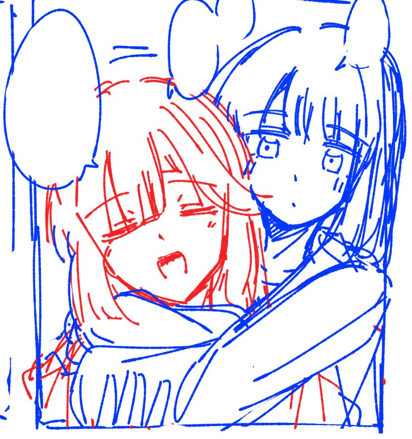 moj_0404's tweet image. 夏コミ新刊進捗ラフ🏆👘
ひめぎん本描いてます。間に合え。