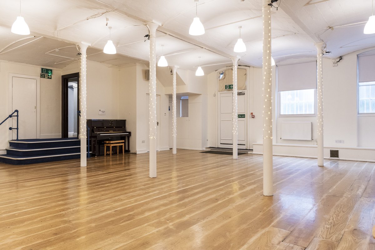 Our Lower Hall is the perfect flexible space for your next event! 

Maybe you're hosting a creative workshop, planning a wedding drinks reception, or need a dance floor to keep the party going, this space is ready to perfect.