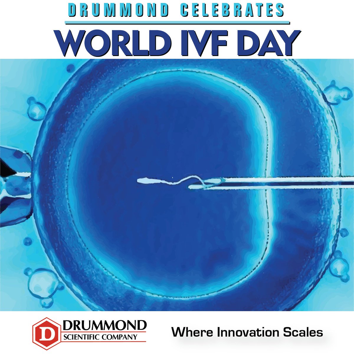 Drummond celebrates #WorldIVFDay, honoring remarkable advancements in fertility and reproductive endocrinology while reflecting on our role to #createandsavelives.
#whereinnovationscales #ivf #fertility