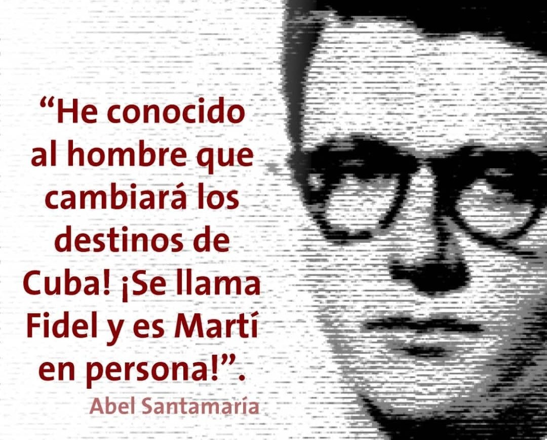 "Yo voy al cuartel y tú vas al hospital, porque tú eres el alma de este movimiento y si yo muero tú me reemplazarás”. #Fidel a Abel, su más fiel amigo.
#LaLuchaNoHaCesado