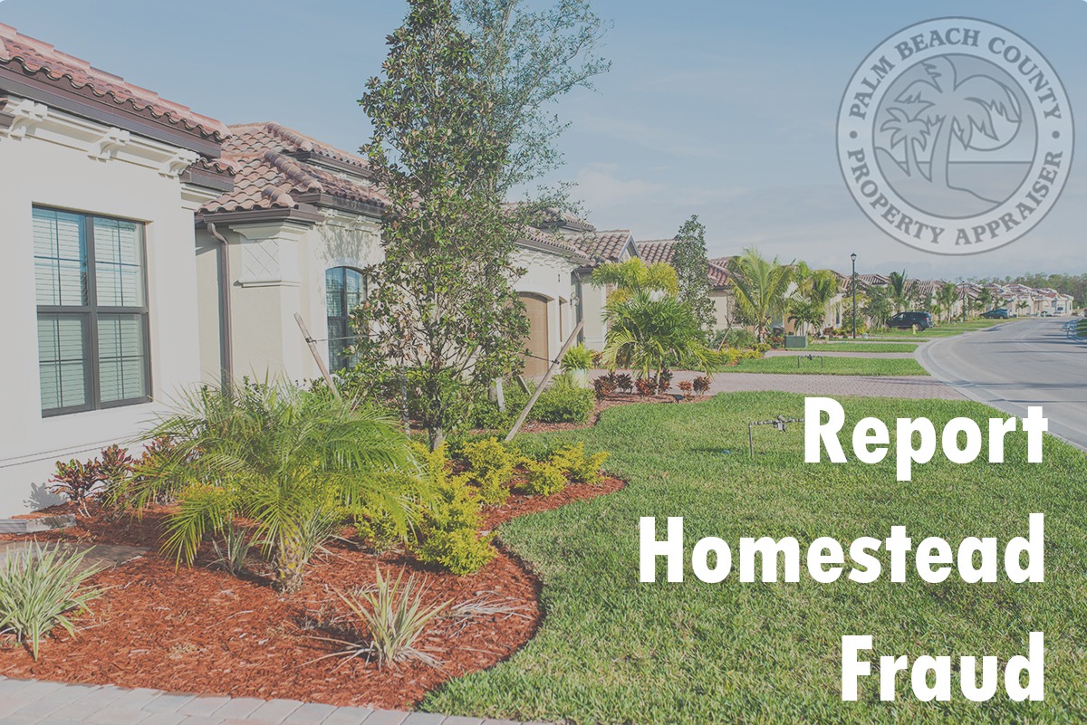 Homestead Exemption is a benefit for homeowners who make FL their permanent residence. If you know someone claiming the exemption on a property that is rented, vacant, or used as a vacation home, please report it to our office. To report, visit: pbcpao.gov/Homestead/Repo…