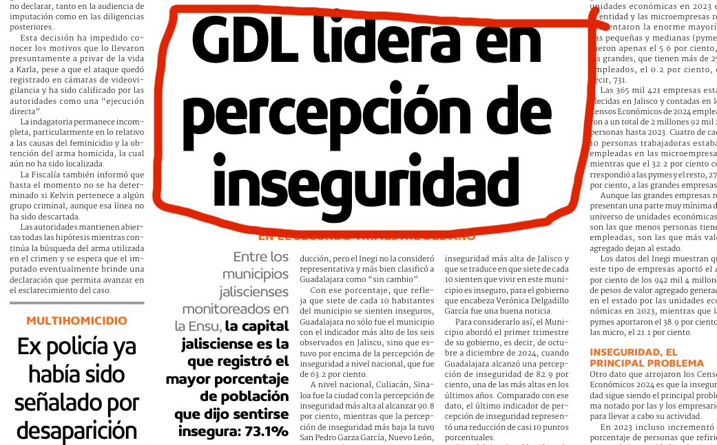 Ivangarme's tweet image. “La Ciudad que te cuida” de @VeroDelgadilloG @GuadalajaraGob el peor evaluado por el @INEGI_INFORMA