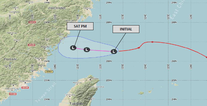 DTNWeather's tweet image. 07/25 #TropicalDepressionFrancisco early-morning advisory: #Francisco has now dropped to tropical depression status and will continue to weaken over the next 12-24 hours before diminishing in the East China Sea. dtn.link/h8k6rw
#ThinkWeather