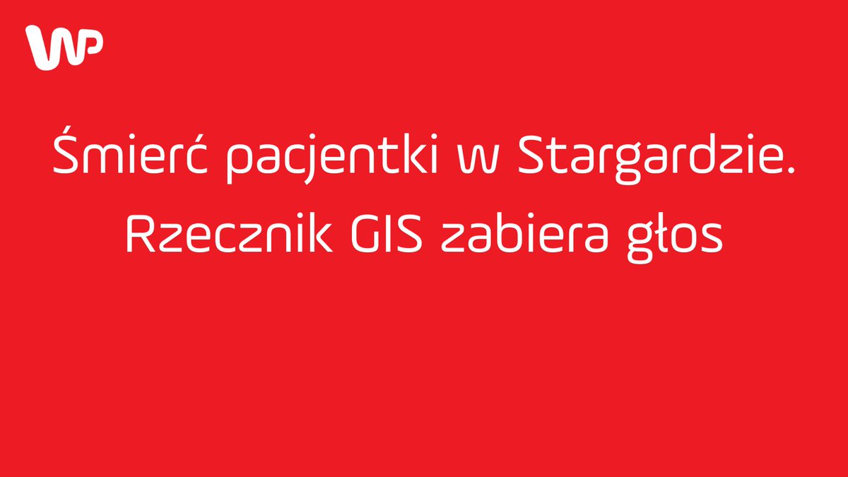 wirtualnapolska's tweet image. - Są wstępne wyniki badań pacjentki w Stargardzie; na pewno nie jest to cholera - przekazał rzecznik GIS.
Link➡️wiadomosci.wp.pl/smierc-pacjent…