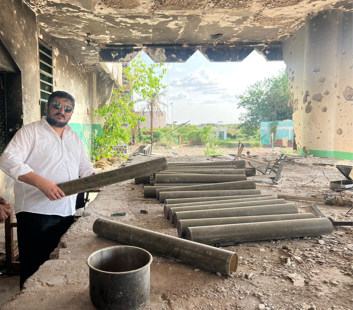In Khartoum, I couldn’t believe what I saw the Al Shaaded Mosque desecrated by the UAE-backed RSF.

These militants, supported by the UAE, have shown no respect for any red lines, and the condition of this historic mosque is truly heartbreaking.