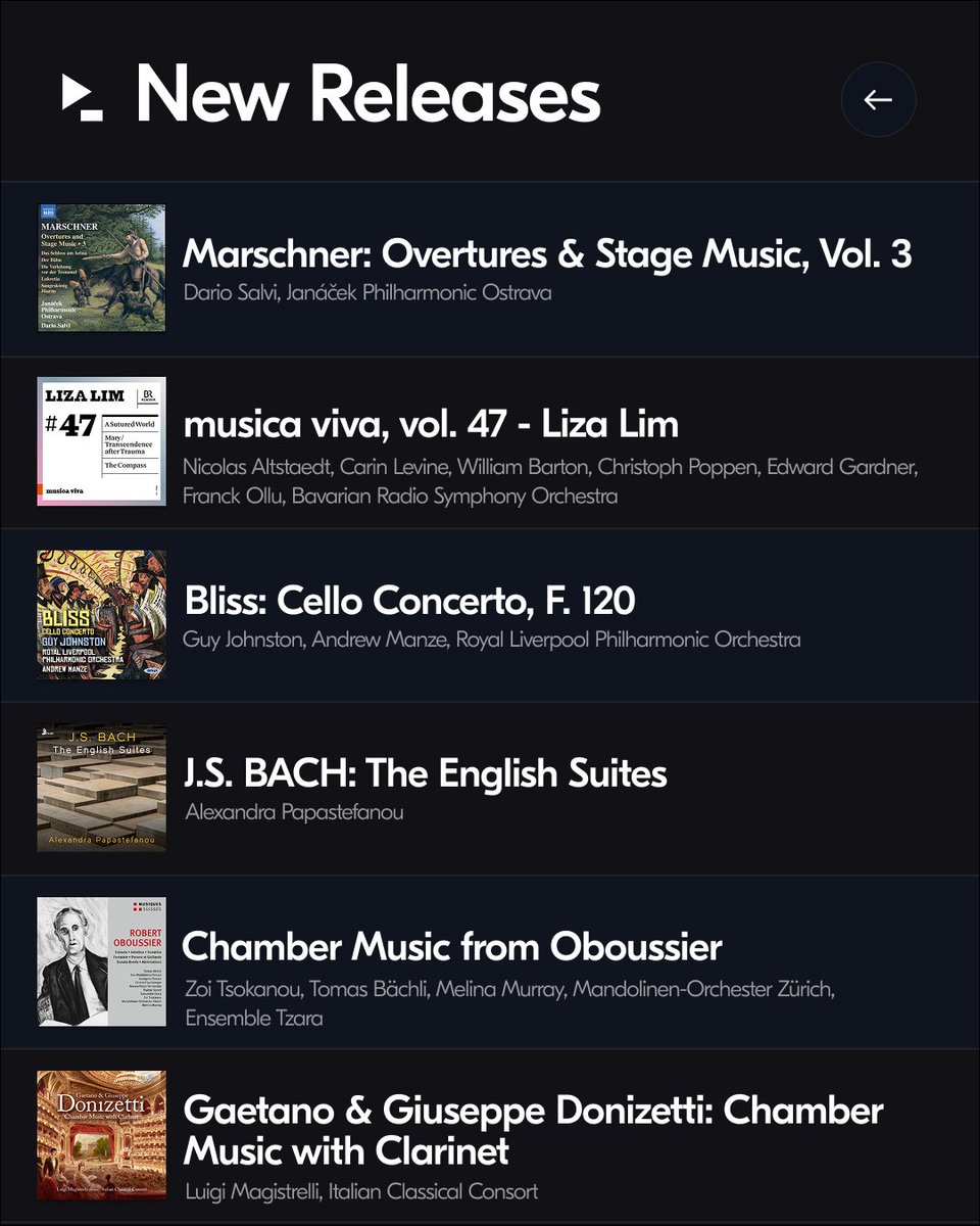 The best new releases this week, handpicked by our editors, are here! Head to IDAGIO and start your week with great music.