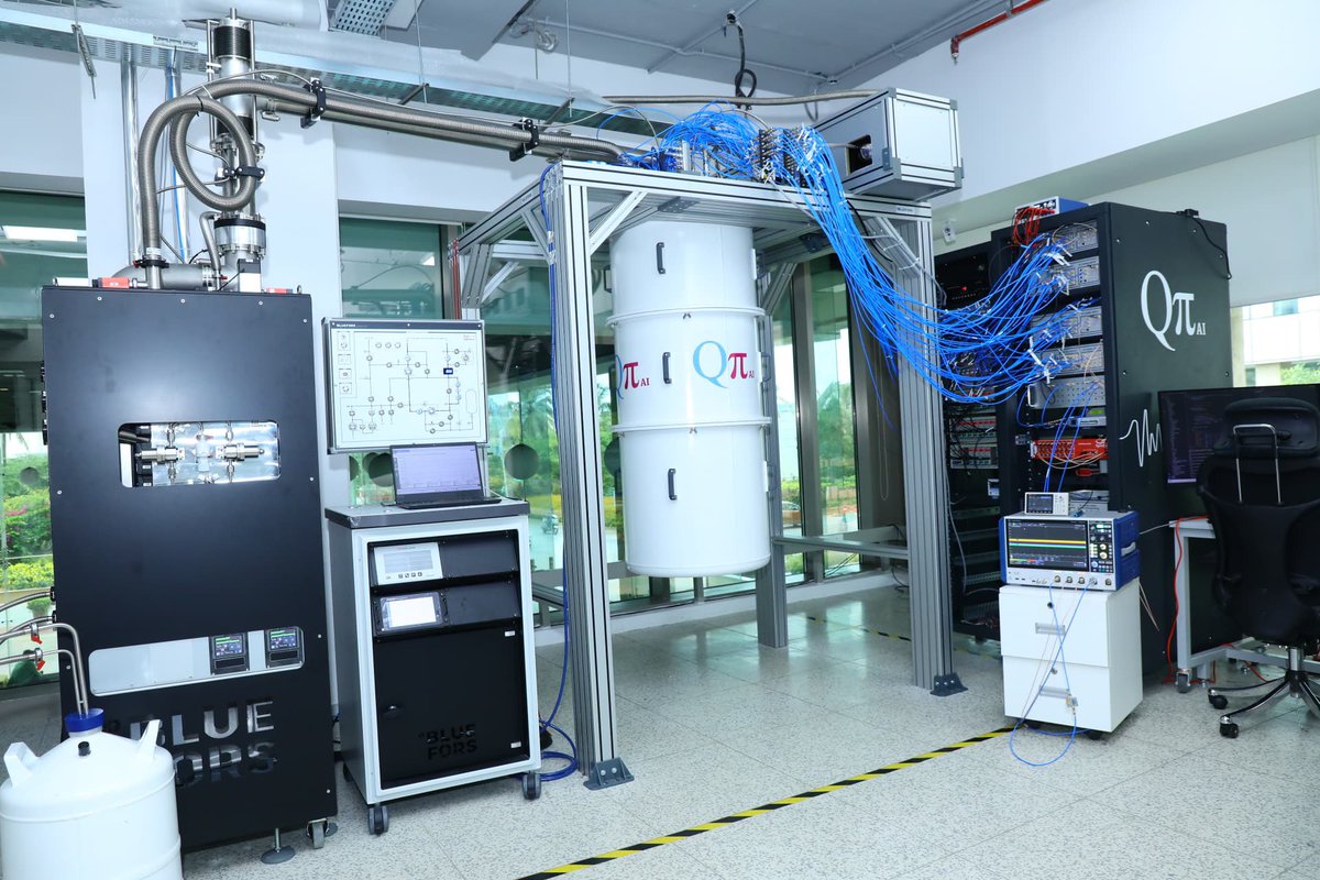 NsBoseraju's tweet photo. For the record: India’s first Quantum computer built indigenously by @QpiAI right here in Bengaluru, Karnataka began it's commercial operations since April 2025. This 25 Qubit Quantum computer named 
"INDUS" is already delivering real-world services in sectors like healthcare, defence, advanced research, finance and other fields.

Karnataka is not only leading the nation in Quantum innovation but continues to strengthen its position as the epicentre of India’s Quantum future. 

@ncbn Let us stay rooted in facts & truth while celebrating progress.

#QuantumKarnataka #IndiaFirstQuantum #ScienceForFuture #QpiAI