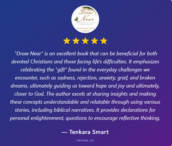 onthewaybg's tweet photo. Grateful for the latest 5-star review of my book "Draw Near"! A helpful tip for my author friends: if you want to get your book read and reviewed by more avid readers, you can check Revvue! Here is the link: https://t.co/Dv5sKCK1La
#revvue #authortip https://t.co/JzjpDROzcx