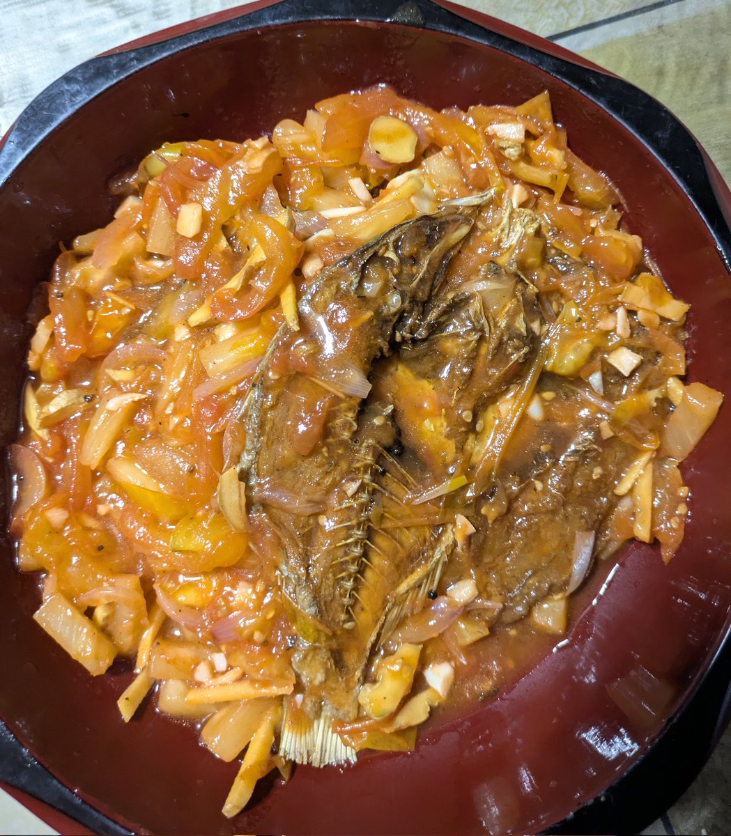 30meqsKCL's tweet photo. Escabeche Buwad by yours truly😅 https://t.co/yBpa2ebRUG