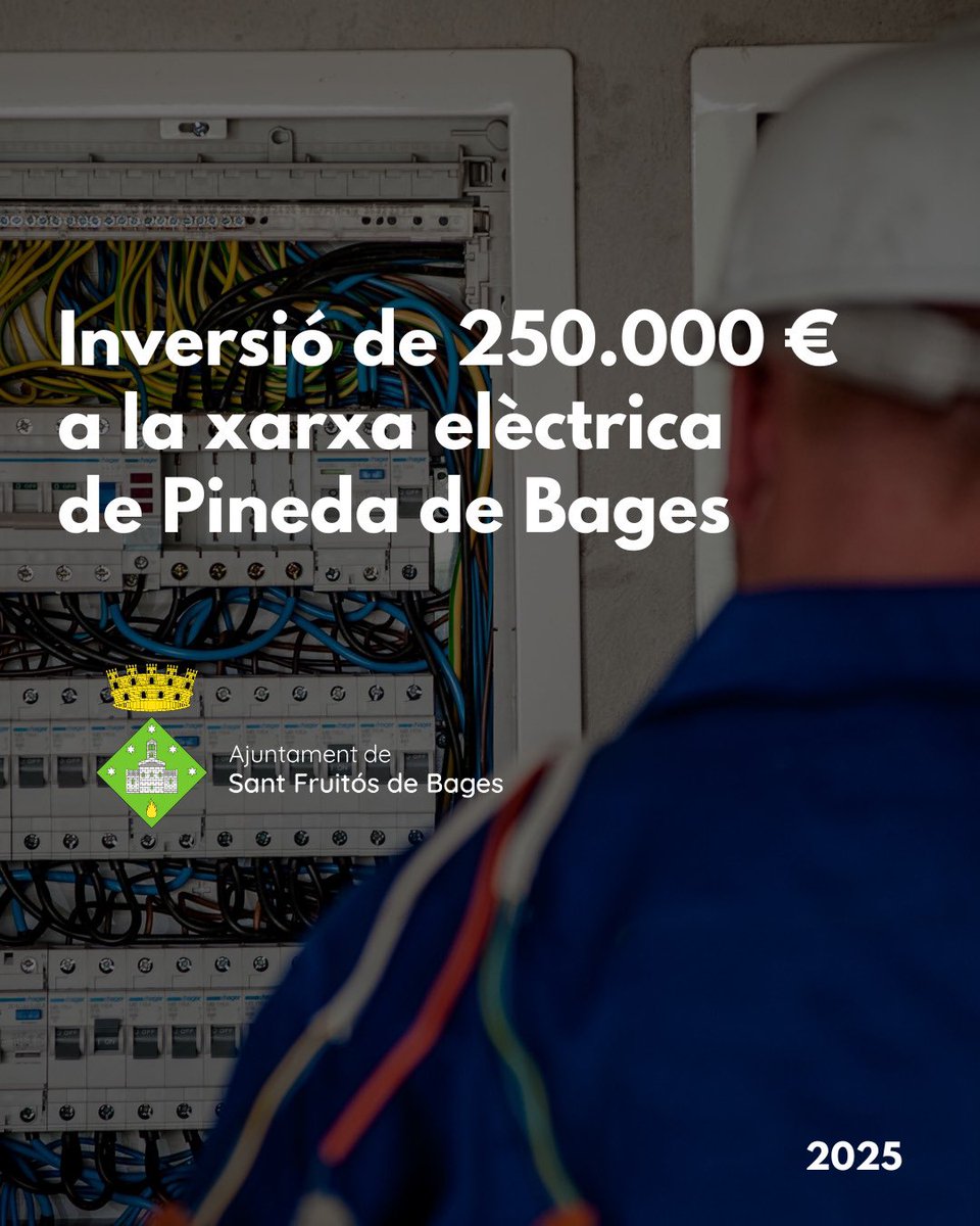 ✅L’Ajuntament de #santfruitós aconsegueix una inversió 250.000€ per millorar de la xarxa elèctrica de Pineda de Bages

💡L’anunci s’ha fet aquest dijous durant la trobada amb l’Ajuntament per exigir solucions als reiterats talls de llum. 

➕tuit.cat/Gzukl