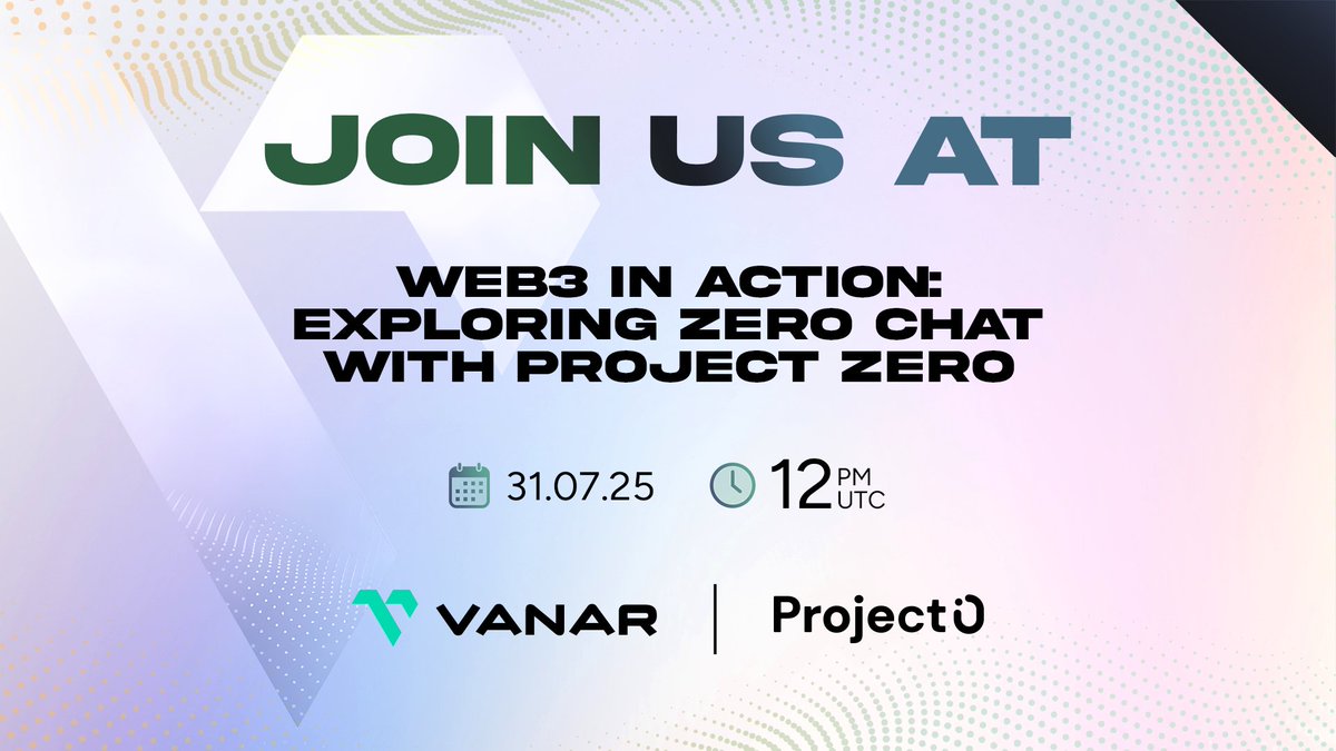 Agentic Web3 in Action: Exploring Zero Chat with Project Zero

The future of AI × Web3 isn’t coming, it’s already shipping.

Join us for a live session with <a href="/ProjectZeroIO/">Project Zero</a> as we unpack:

→ On-chain AI agents in action
→ Zero Chat and real-time market intelligence
→ What