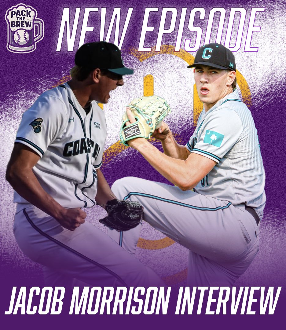 Pack the Brew (@packthebrew) on Twitter photo Interview with <a href="/Morrison25Jacob/">Jacob.Morrison</a>
• Brewers 3rd round draft pick
• Golden Spikes award semifinalist
🍎 podcasts.apple.com/us/podcast/pac…
🟢 open.spotify.com/episode/6Lg1uN…
Also available anywhere else you get your podcasts 🎧 Interview with <a href="/Morrison25Jacob/">Jacob.Morrison</a>
• Brewers 3rd round draft pick
• Golden Spikes award semifinalist
🍎 podcasts.apple.com/us/podcast/pac…
🟢 open.spotify.com/episode/6Lg1uN…
Also available anywhere else you get your podcasts 🎧