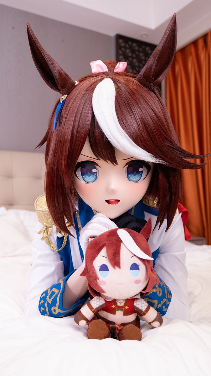 #kigurumi
#Tokaiteio
#ウマ娘
#トウカイテイオー
＃着ぐるみ
蓝莓蛋糕喵૮ ・ﻌ・ა
📸:<a href="/Yureachan/">摇艾YuA</a>
🎭:<a href="/heyaoheyao/">河妖工房</a>
