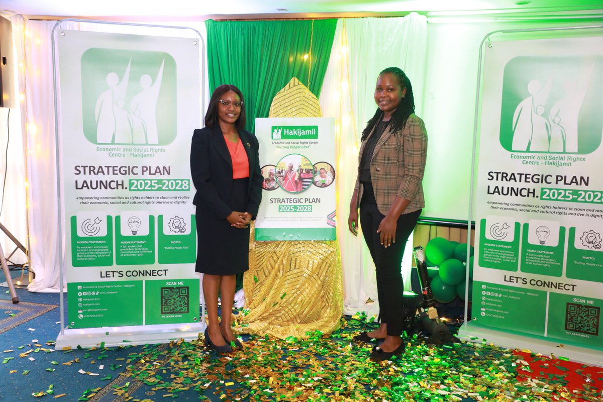 Congratulations to <a href="/esrc_hakijamii/">ESRC-Hakijamii</a> on the launch of your Strategic Plan! We celebrate this important achievement with you and are proud that our FMP Coordinator, <a href="/Kemuma_MK/">Kemuma</a> , was present to witness this significant moment.