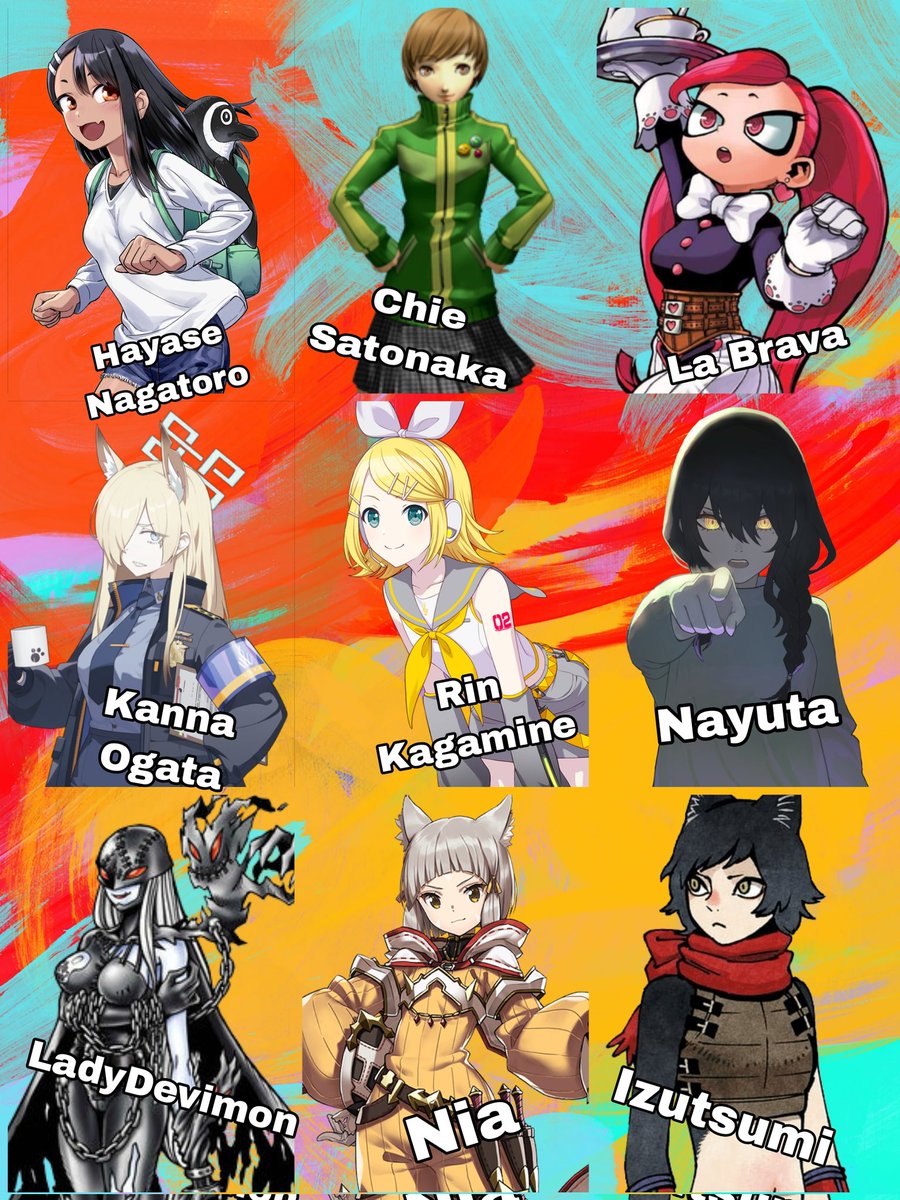 New poll only for special people!
Members can vote for up to 3 characters!!