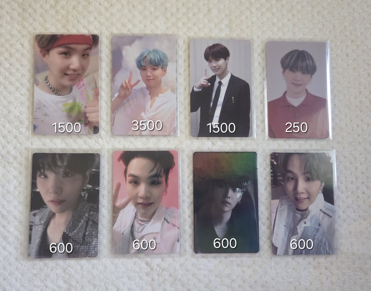 GINfinity34's tweet photo. ‼️Updated Price SALE‼️

wts lfb | bts photocard merch ph

💸 ₱ (see photo)
— mint condition 
— on hand
— payo or dop

— dm or comment mine!

🔖bts yoongi suga rm jk v hobi jin jimin kpop poca pc wtb lfs ic https://t.co/xGtBUF2waZ