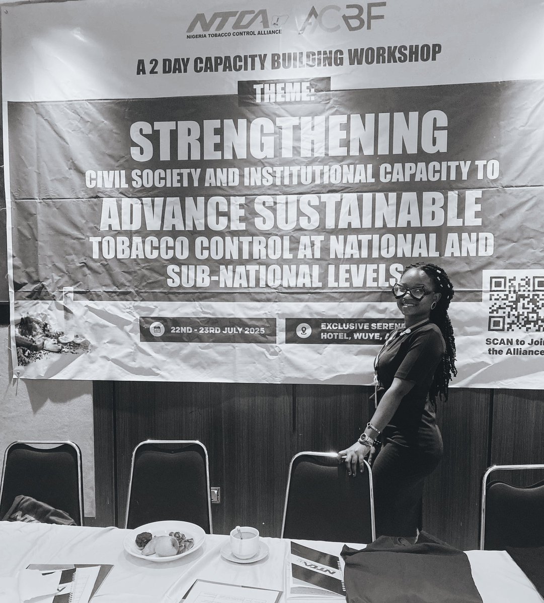Beth25040's tweet image. Key lessons from the NTCA Capacity Building Workshop:
✅ Advocacy must be strategic
✅ Communication drives real change
✅ Monitoring & Evaluation = accountability
✅ Tobacco is a threat to human development
We’re building a #SmokeFreeGeneration 💪
#TobaccoControl
#PublicHealth