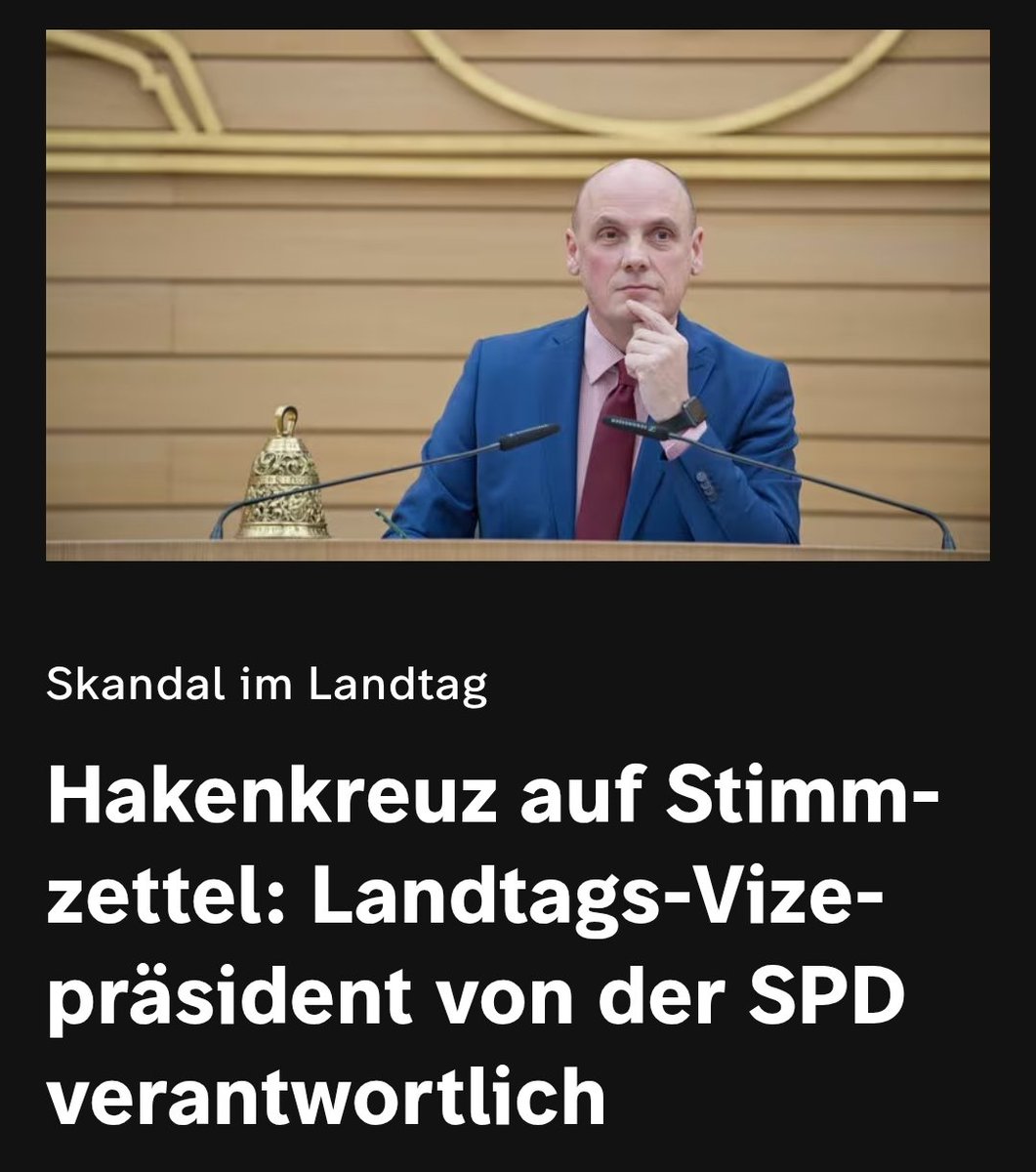 ReimondHoffmann's tweet image. Wieder eine rechte Straftat mehr.
Im nächsten Jahr wird dieselbe SPD-Fraktion mehr Geld für den Verfassungsschutz fordern für die Straftaten, die sie begeht.