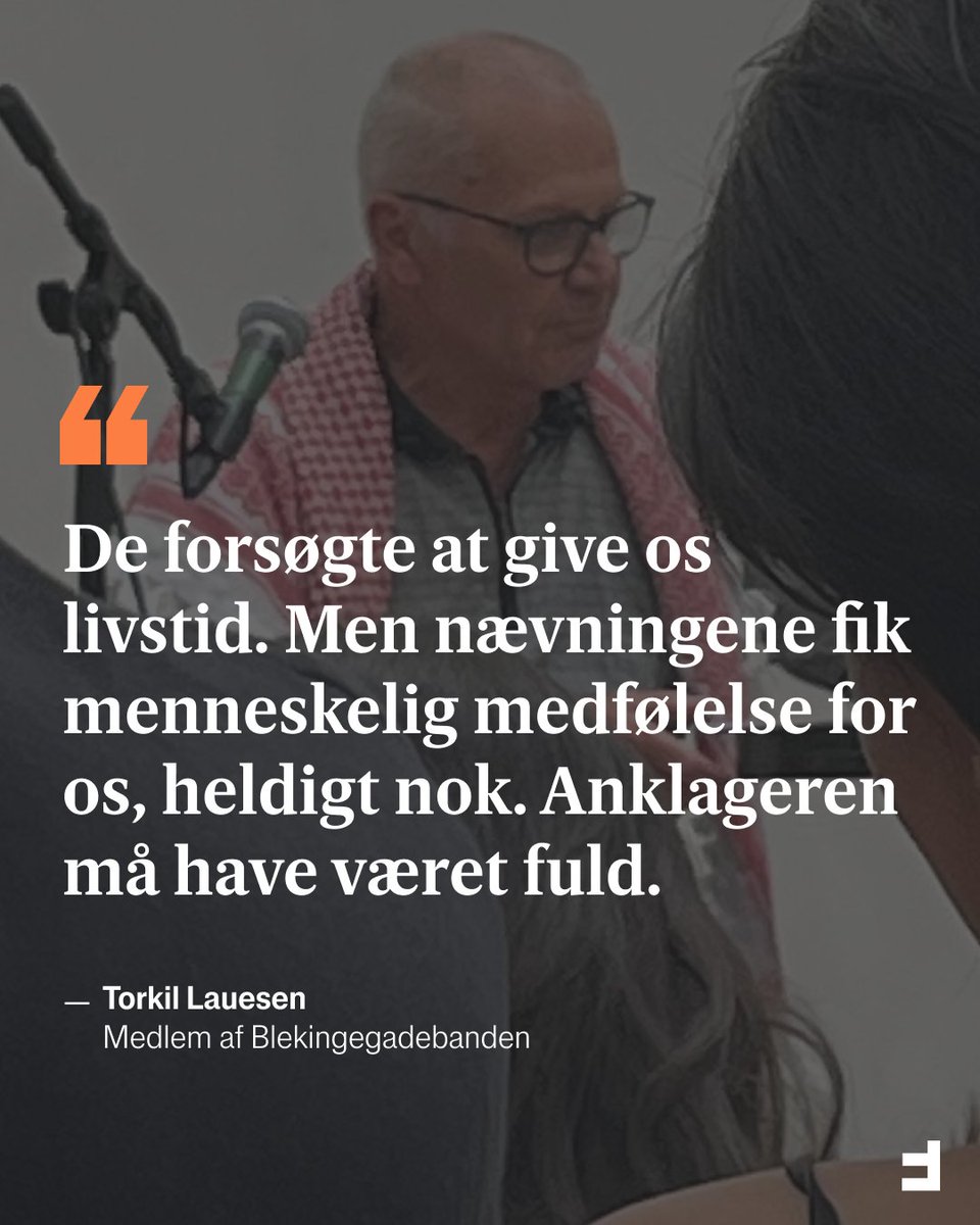 Der var ingen fortrydelse at høre i Torkil Lauesens stemme.

Det centrale medlem af Blekingegadebanden fortalte om sine voldelige forbrydelser foran et sultent og betaget publikum ved en masterclass i Amsterdam. Forbrydelser, som Lauesen fik 10 års fængsel for.

Alligevel tøvede