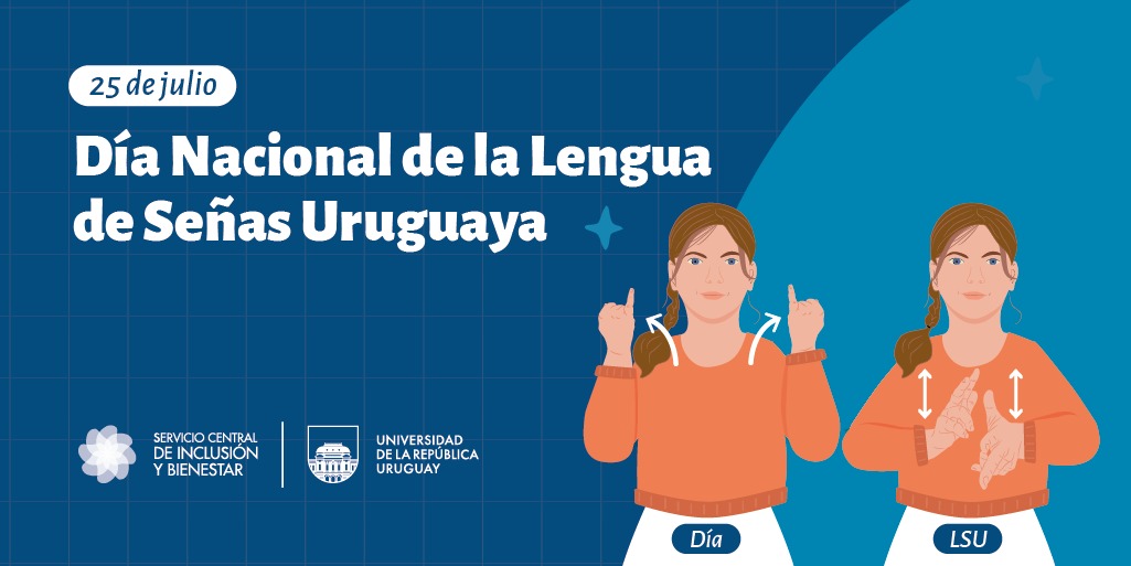 bienestar.udelar (@bienestarscbu) on Twitter photo Hoy celebramos el Día de la Lengua de Señas Uruguaya. En Bienestar-<a href="/Udelaruy/">Universidad de la República</a> saludamos a la comunidad sorda y reafirmamos nuestro compromiso con la inclusión.
🎥 Accedé a recursos en LSU: frases, abecedario, días y más: 👉bit.ly/lsu2025
#LSU #InclusiónUdelar #25deJulio Hoy celebramos el Día de la Lengua de Señas Uruguaya. En Bienestar-<a href="/Udelaruy/">Universidad de la República</a> saludamos a la comunidad sorda y reafirmamos nuestro compromiso con la inclusión.
🎥 Accedé a recursos en LSU: frases, abecedario, días y más: 👉bit.ly/lsu2025
#LSU #InclusiónUdelar #25deJulio