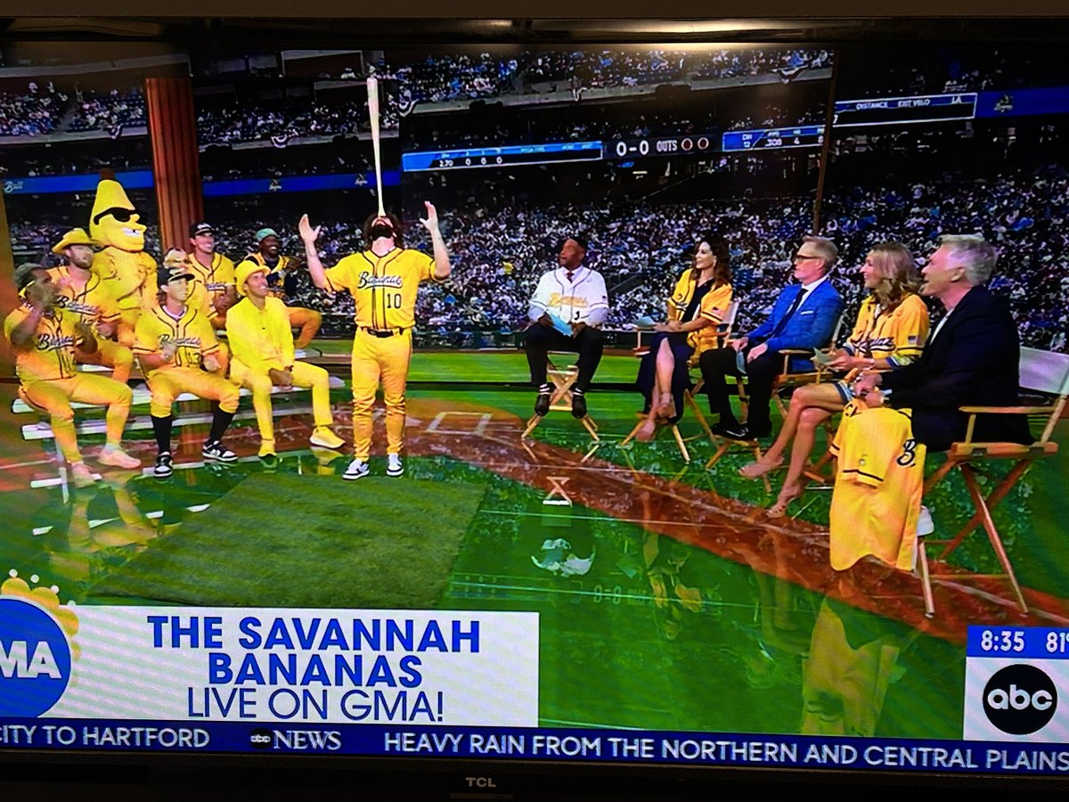 TheBigGuyWJCL's tweet image. Nothing to see here.
Just @TheSavBananas on @GMA and @WJCLNews