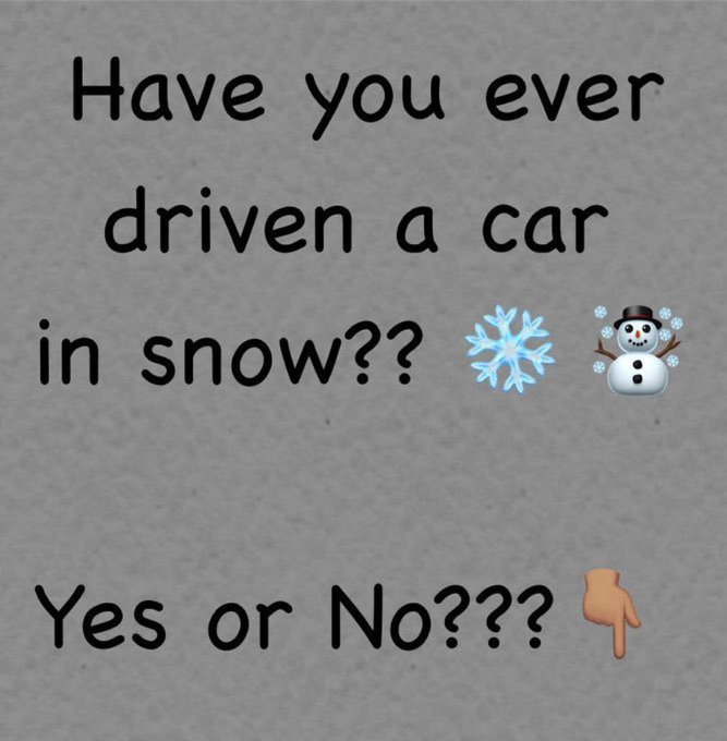 Have you?