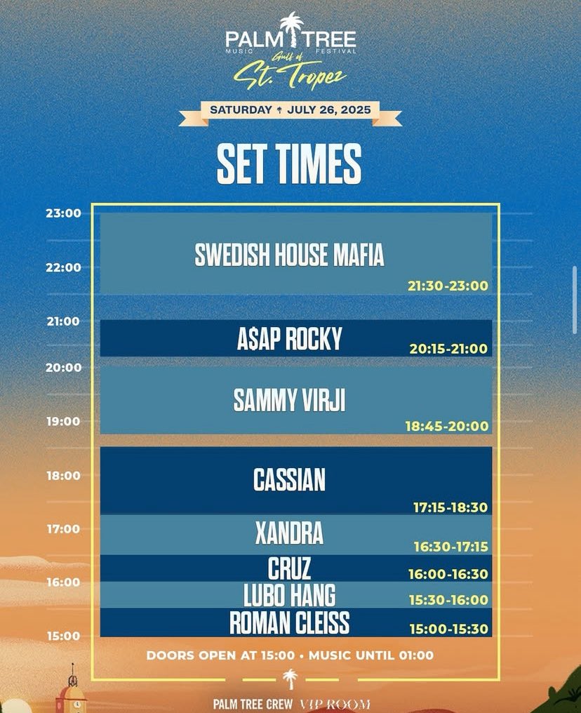 fentyxawge's tweet image. A$AP Rocky is taking over Palm Tree Festival in St. Tropez TOMORROW! 🌴🔥