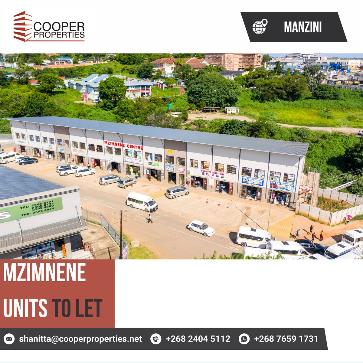 CooperProp's tweet photo. 📍 Prime Location Alert!
Rental units now available in our high-traffic complex – perfect for retail, office, or service-based businesses. Don’t miss the opportunity to grow your brand.
#businesseswatini 
📞 Contact us today to schedule a viewing. https://t.co/65KhvIDwwR