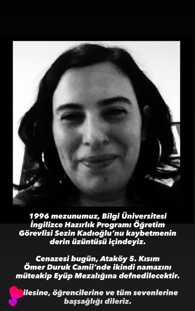 BAL ailesi olarak, tüm sevenlerine sabır dileriz, mekanı cennet olsun.