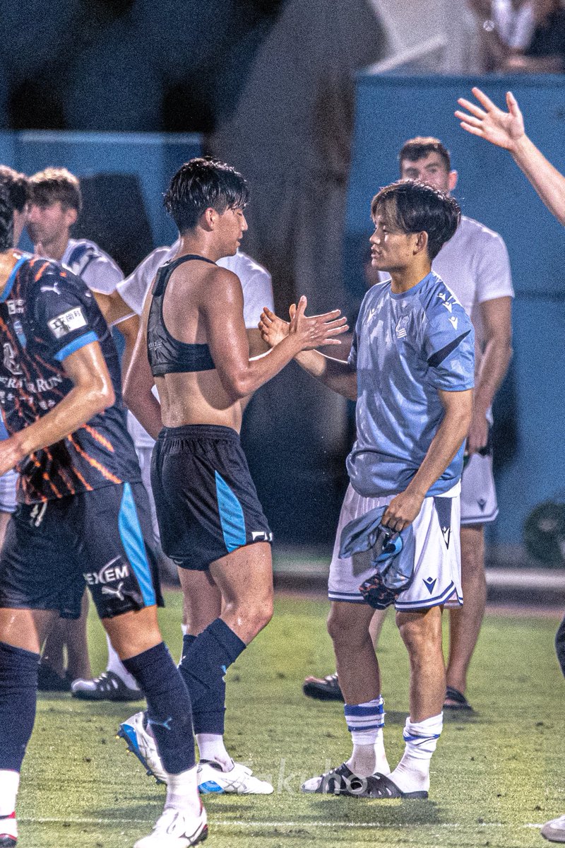 ta9ho_yokohama's tweet image. 久保と山田のユニフォーム交換。
#山田康太 #久保建英