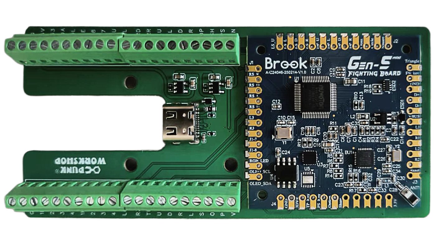 PunkWorkshop パンクワークショップ Ultrabox BROOK基板 Punk Workshop Ultra BOX HitBox Controller Layout E SOCD
