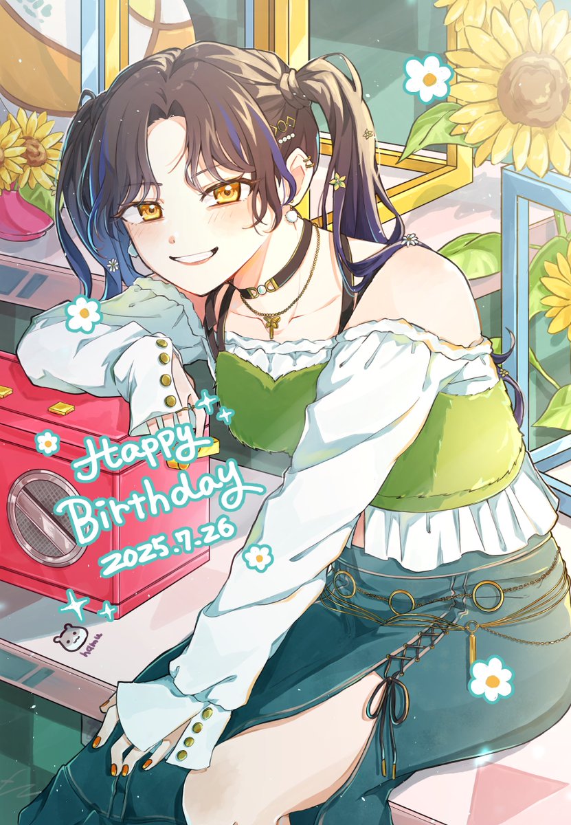 hapihapi____08's tweet image. #prsk_FA #白石杏誕生祭2025 #白石杏生誕祭2025 
おめでとう🩵🎂