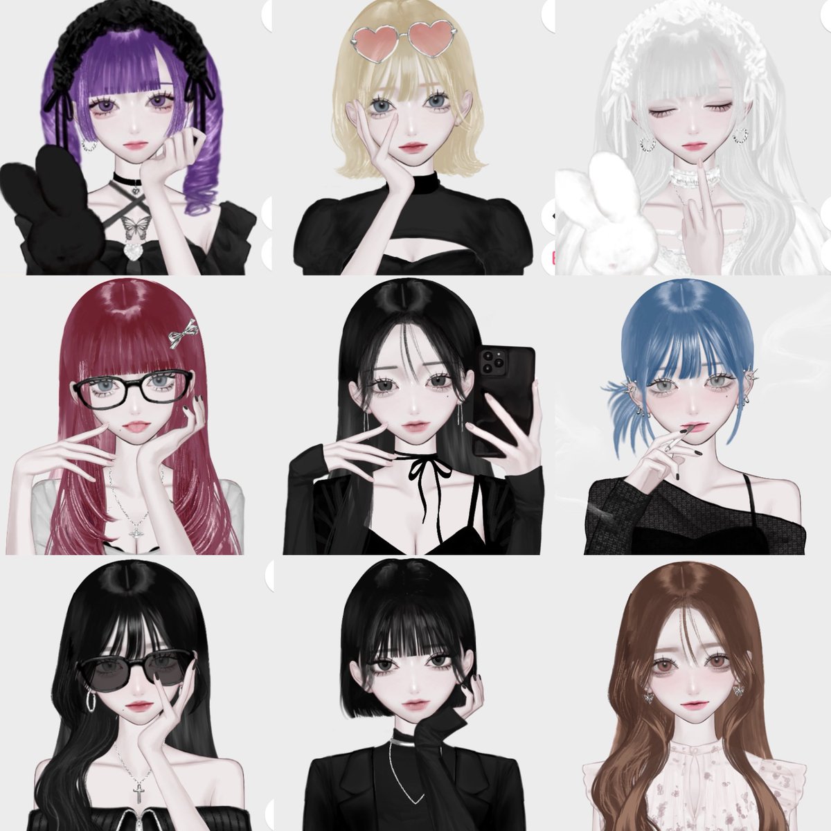 アイコンメーカー更新しました！ イラスト見てくださっているお礼に