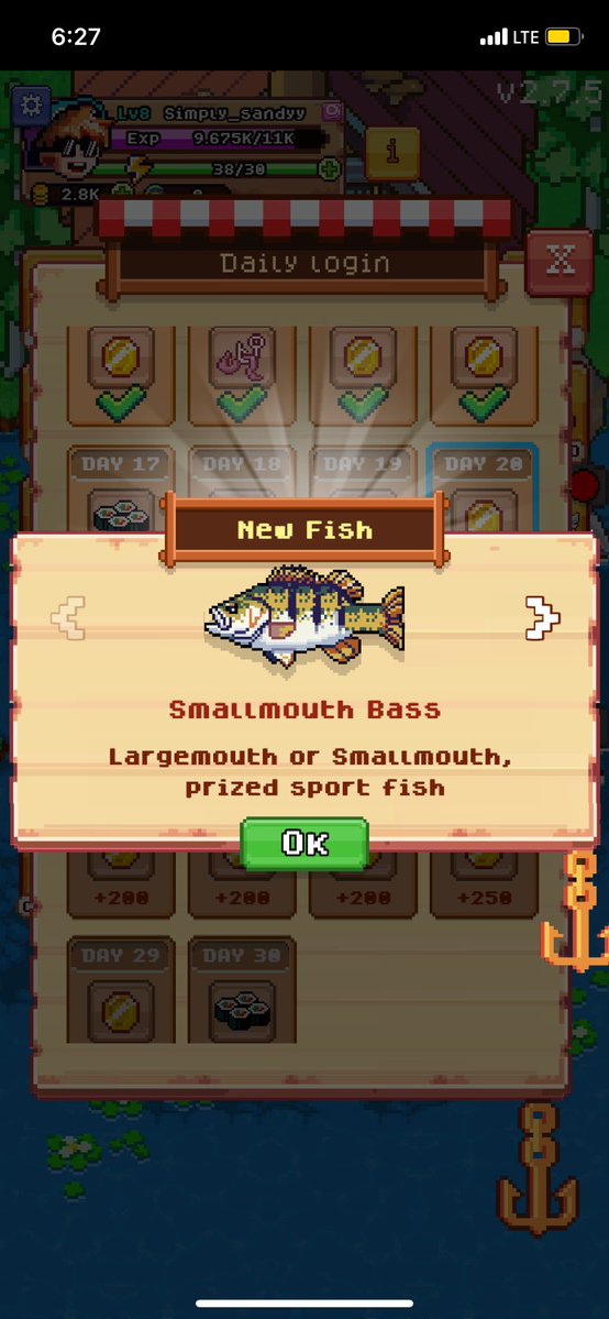 IkehSandra2's tweet image. From casting my first line to reeling in a Smallmouth Bass, my fishing journey in @FishingFrenzyCo on Ronin_Network is keeps getting stronger and rewarding.
Loving the cozy vibes, daily rewards, and pixel-perfect fun.
Come join me- fishingfrenzy.co/?code=V4LTI8