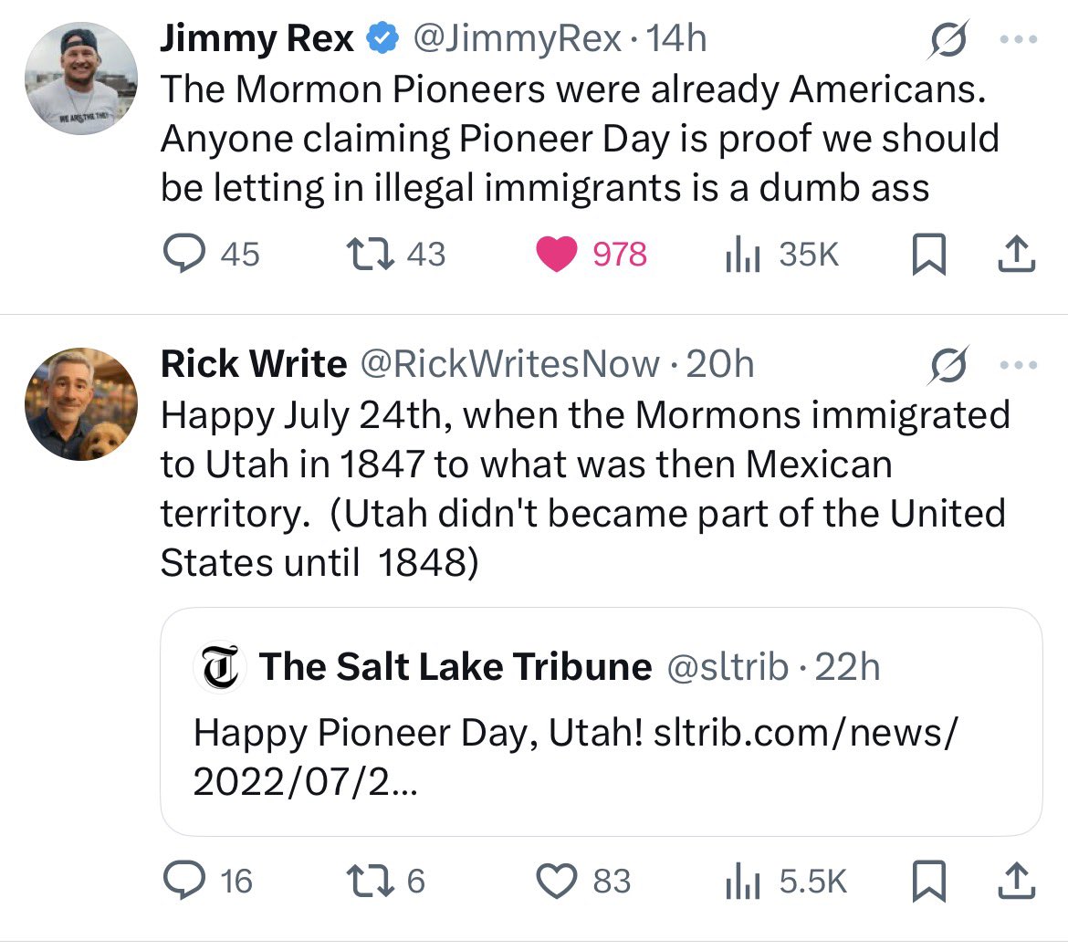 ExMosPostingLs's tweet image. The duality of the timeline from yesterday.