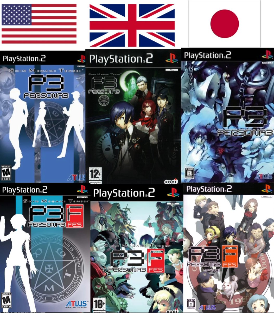 Serendipitysync's tweet photo. @MeadowDaw @TheNCSmaster @antormijo I'm sure people have already informed you but definitely peep the Box art on Persona 3 and P3F https://t.co/e1yBveYoNw
