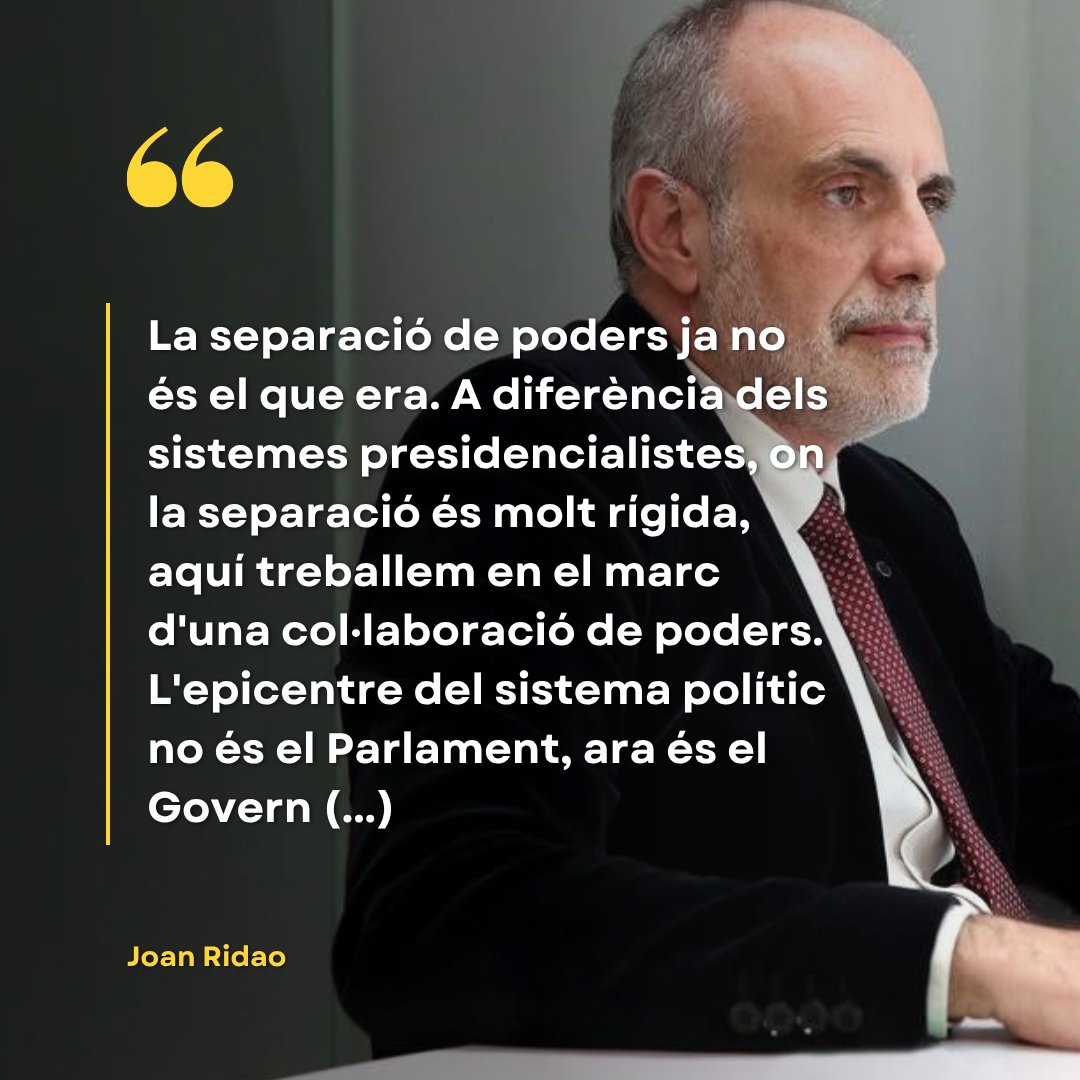 📰 ENTREVISTA amb <a href="/naciodigital/">NacióDigital</a>: "El control del Parlament al Govern s'ha banalitzat"

🔗 ridao.cat/2025/07/entrev…