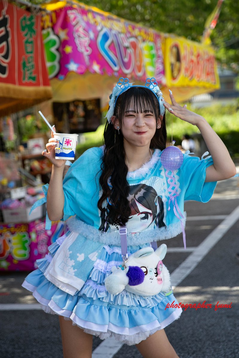 FumiSmarting78's tweet image. 7/21 道の駅 風良里 26周年祭 屋台 
model:岡林みよん
@miiiyon