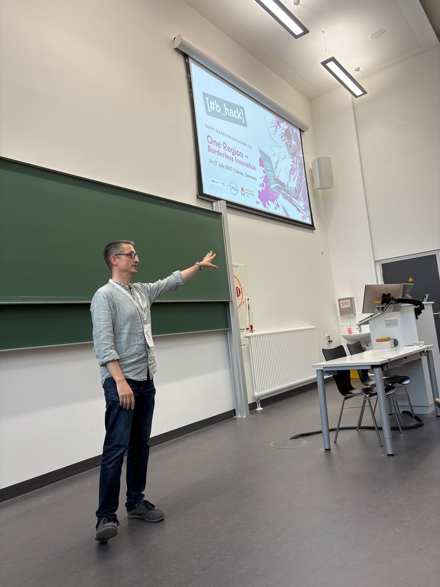 CBSSsecretariat's tweet image. 🚀The 3rd edition of [#b_hack] is officially kicking off in Lübeck, Germany! 🇩🇪

From 24–27 July, young change makers from across the #BalticSeaRegion are coming together at the Technische Hochschule Lübeck for the Baltic Sea Region Hackathon 2025 — four days full of innovation,…