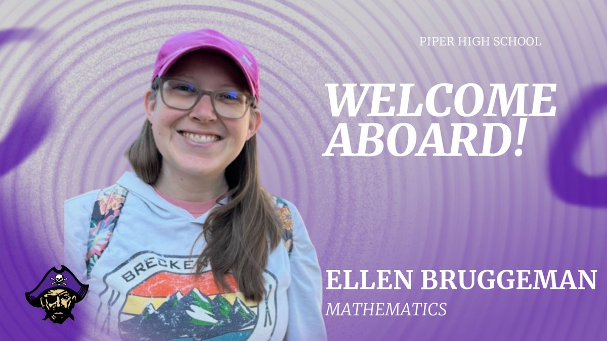 Next, let’s welcome Mrs. Bruggeman to PHS!