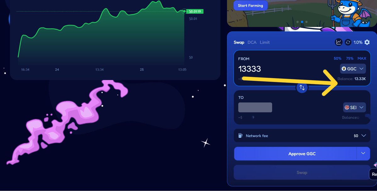 kryptohunta's tweet image. Just saw over 13K $GGC tokens in my wallet, the native token of @grandgangstaci, a GameFi protocol on @SeiNetwork that recently executed a TGE and trading live on @dragonswap_dex!
I don't know exactly why I was airdropped these tokens. Maybe cos I minted some NFTs way back and…