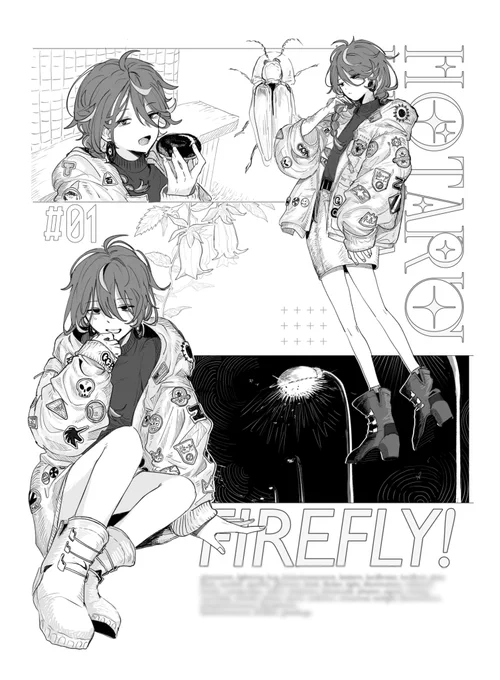 こういうイラストとキャラクター紹介ページを10枚弱寄稿しています。よろしくお願いします
チェキもあります。 