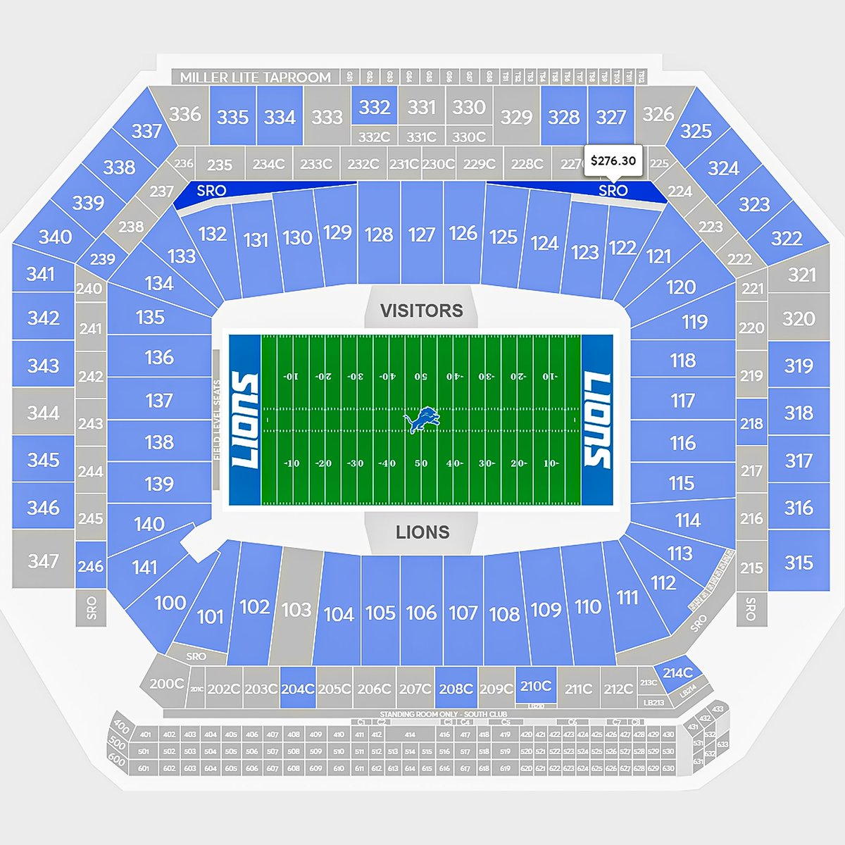 LionsOnTap's tweet image. Currently, the cheapest ticket for the Detroit Lions home opener vs the Chicago Bears is $276.30 for Standing Room Only 😱(via Ticketmaster)
lionsontap.com/tickets
(as an official partner of Ticketmaster, using our link may earn us a commission)
#OnePride