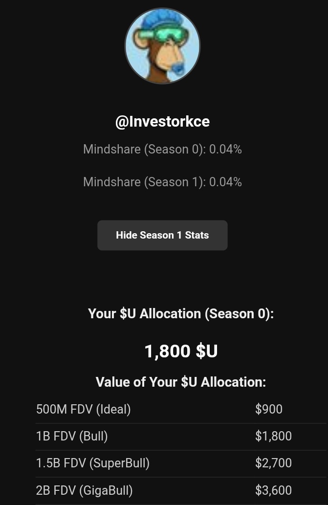 With 500FDV I'm getting 1.69 zkgf
With 1B FDV I'm getting 5.69 zkgf
With 1.5B FDV I'm getting 10.69zkgf
With 2B FDV I'm getting 69.69 zkgf 

Dwelling on zkgf on <a href="/union_build/">Union</a> TGE schedule.