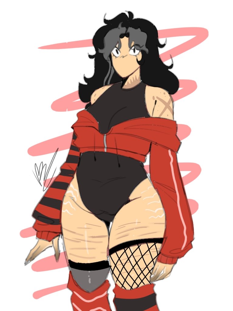 Ru1nxlove's tweet image. Found a very cool fit and i wanted to doodle them in it!
(They/its💛👹)
#ocs #doodle #illustration