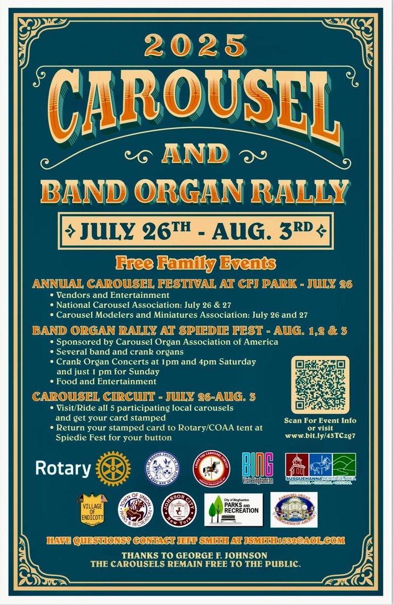RodSerlingFndtn's tweet image. Nick Parisi will represent the RSMF at this year’s rally at Recreation Park on Sunday, 7/27 at noon, talking about the Foundation, SerlingFest 2025, and Rod’s ties to Binghamton. If you’re in the neighborhood, stop by and say hello!