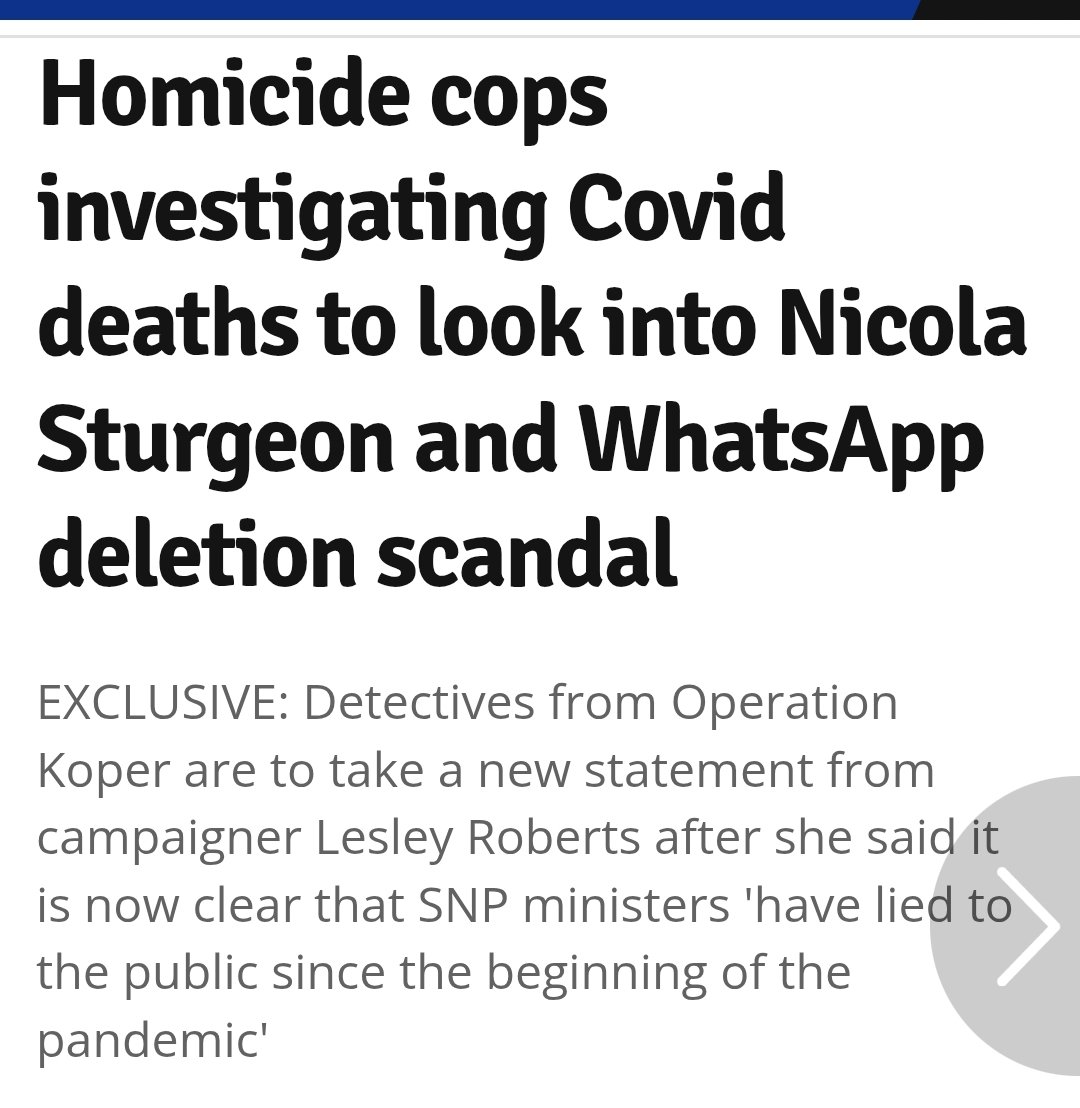 TheIndyNinja1's tweet image. Sturgeon being investigated for corporate manslaughter.