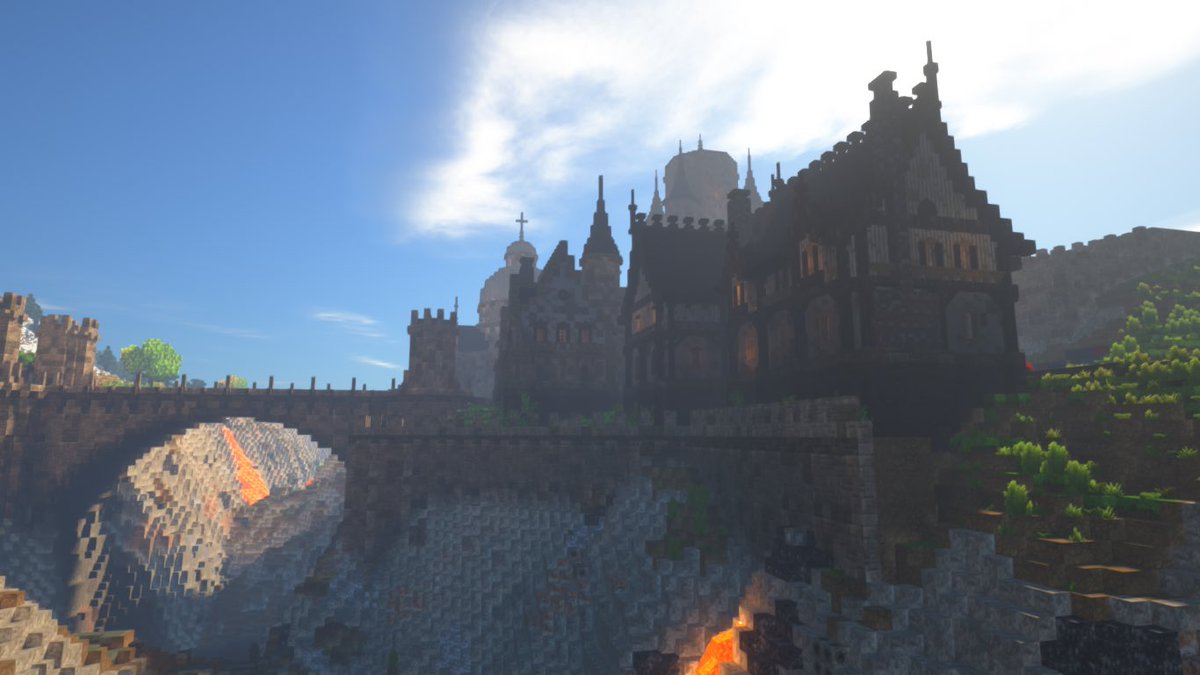 justinia_mc's tweet image. 大橋の町の商館を建てました
冬の国から橋を渡ってきた行商人の商品を買い取ったり、春の国の商人や商会に北方の産品を卸したりします
あー、もし商取引に為替が使われているなら町に銀行も建てないとなぁ
#Minecraft
#MiniaTuria