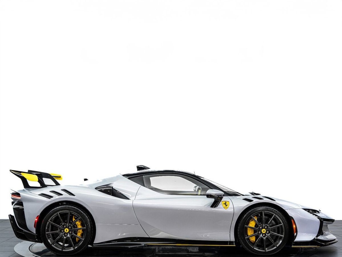 duPontREGISTRY's tweet image. 2025 Ferrari SF90 XX | Asking Price: $2,299,999
This stunning example is loaded with over $100k in options including an exterior in Bianco Artico, Carbon Fiber Wheels, Interior in Giallo Modena, Racing Stripe in Giallo Modena & so much more!